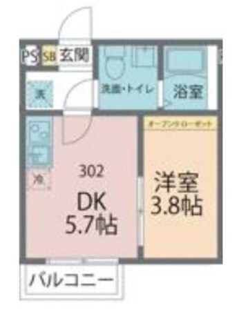 みずほ台駅 徒歩8分 3階の物件間取画像